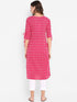 Pink Cotton Kurta